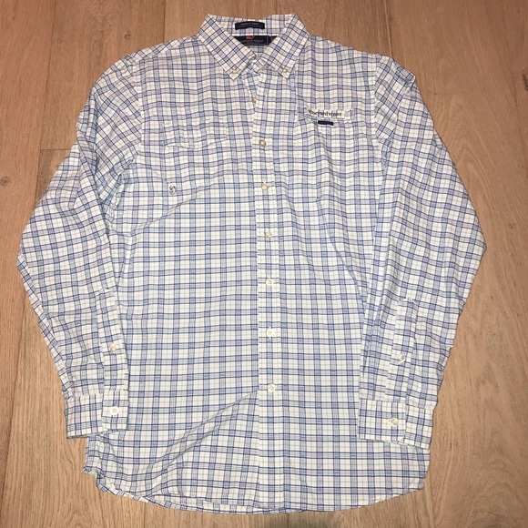 Vineyard Vines Other - Vineyard Vines Boys Stretch Plaid Harbor Shirt XL